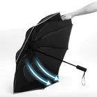OnePlu™ |Parapluie coupe-vent automatique avec bord réfléchissant